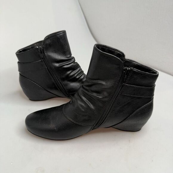 Baretraps Shera Bootie Women’s Size 8M Black Ankle Boots 1.5” Heel Comfort - Picture 6 of 16